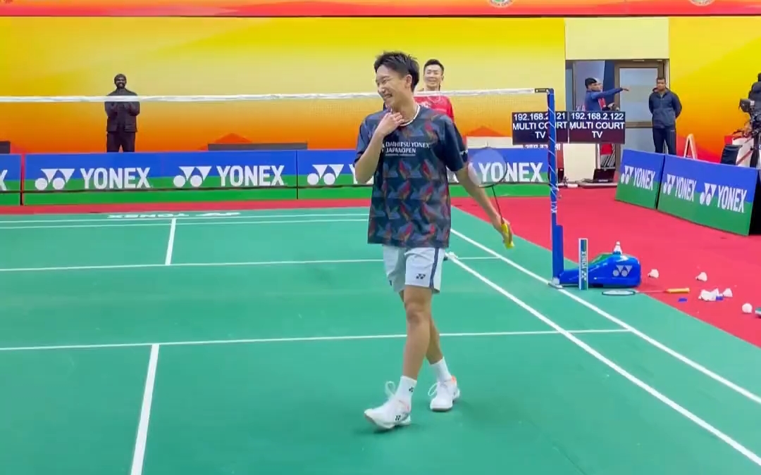 法国羽毛球队翻盘印尼羽毛球队，桃田贤斗送出助攻